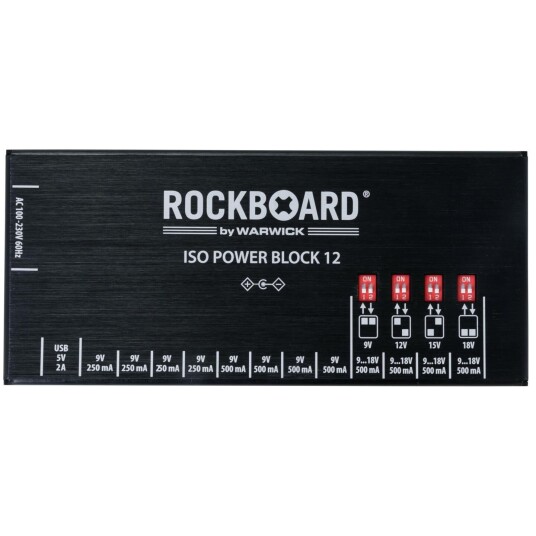 Rockboard Iso Power Block V12 Iec Isolated Multi Power Supply