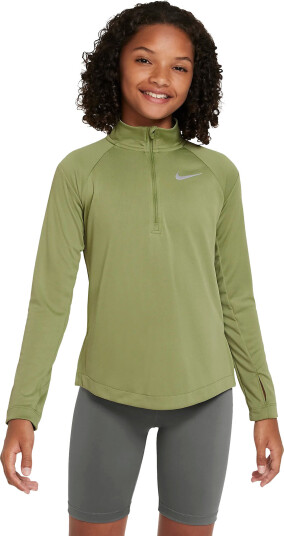 Nike Dri-Fit Running 1/2-Zip Junior Alligator XS (7-8)