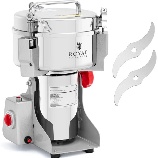 Royal Catering Krydderkvern elektrisk  1000 g  20 x 9 cm  3000 W  Royal Catering RCMZ-1000N