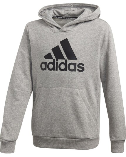 Adidas Must Haves BOS Pullover JR Medium Grey Heather/Black (Storlek 104)