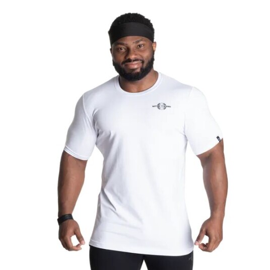 BETTER BODIES MEN Better Bodies Essential Tapered Tee, hvit t-skjorte