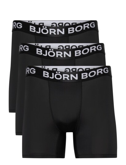 Björn Borg Performance Boxer 3P Black Björn Borg MULTIPACK 1 S , M , L , XL , XXL