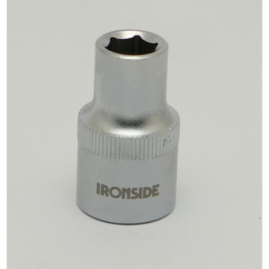 Ironside 102561 Hylse 1/2", flankedriv, sekskant Nøkkelvidde: 8 mm, Håndverktøy