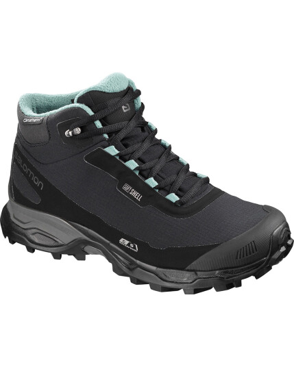 Salomon Shelter Spikes CS WP W Black/Black/ Tr (Storlek 5.5 UK)