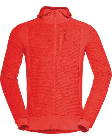 Norrøna Lofoten Alpha Raw Zip Hoodie M Arednalin Red (Storlek M)