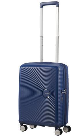 American Tourister Soundbox ekspanderende kabinkoffert 55 cm Midnattsblå