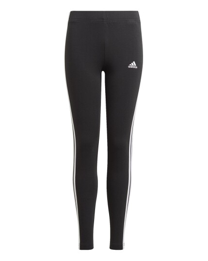 Adidas 3 Stripes Girl Leggings JR Black/White (Storlek 152)