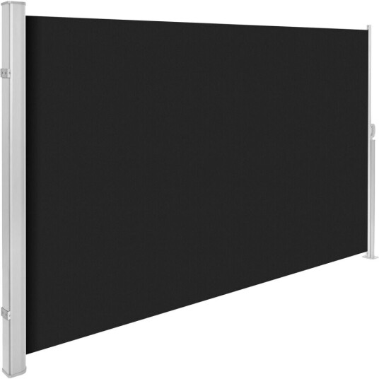 TecTake Sidemarkise med uttrekkbar mekanisme - 200 x 300 cm,svart