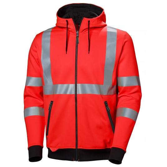 HH Workwear Workwear Helly Hansen Addvis Hi Vis Hettejakke Med Glidelås Rød M