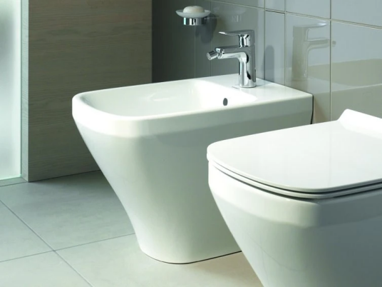 Duravit Durastyle Gulvstående bidé 370x570 mm. m/skjult feste.