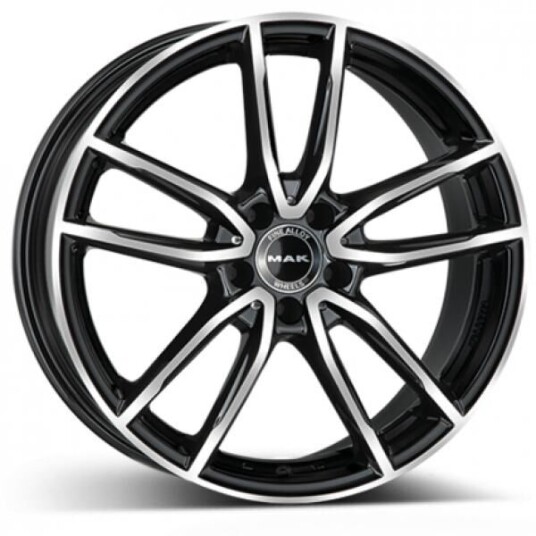 Mak Evo Black Polished 8x20 5x112 ET43 B66.6