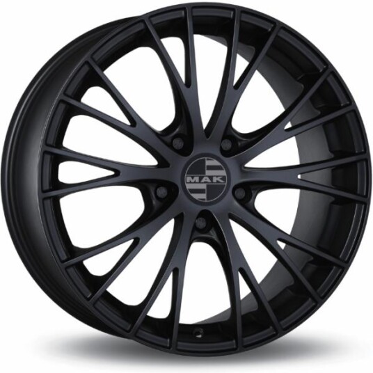 Mak Rennen Matt Black 11x19 5x130 ET65 B71.6