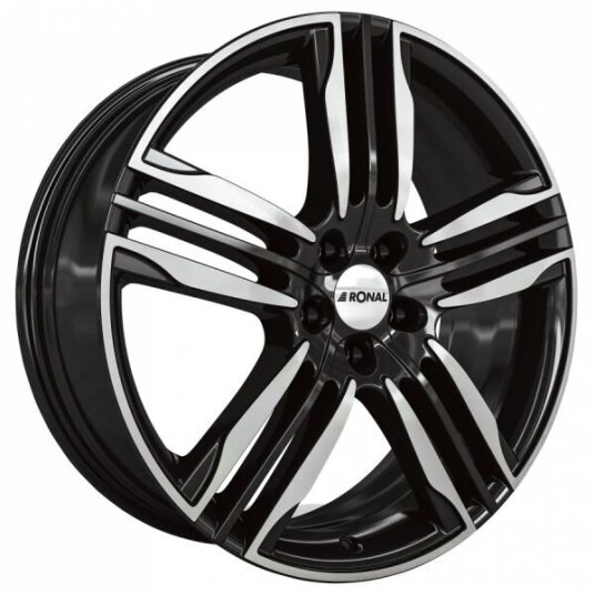 Ronal R58 Black Polished 8x20 5x108 ET40 B76