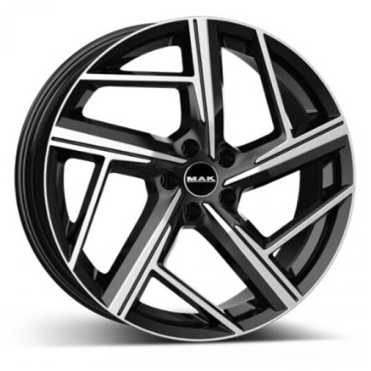 Mak Qvattro Black Polished 8.5x21 5x112 ET33 B66.5