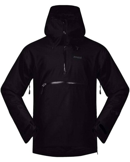 Bergans Stranda Insulated Hybrid Anorak M Black/Solid Charcoal (Storlek L)