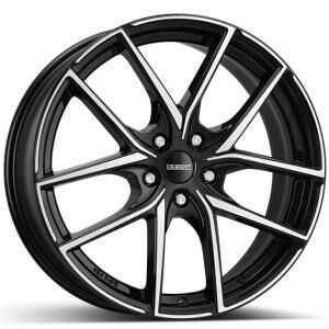 Dezent TO Black polished 7.5x17 5x108 ET50.5 B63.4