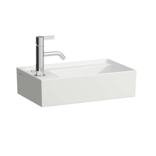 Kartell Laufen servant, 46x28 cm, venstre, matt hvit