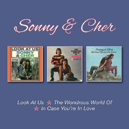 MediaTronixs Sonny & Cher : Look at Us/The Wondrous World Of/In Case You’re in Love CD 2 Pre-Owned