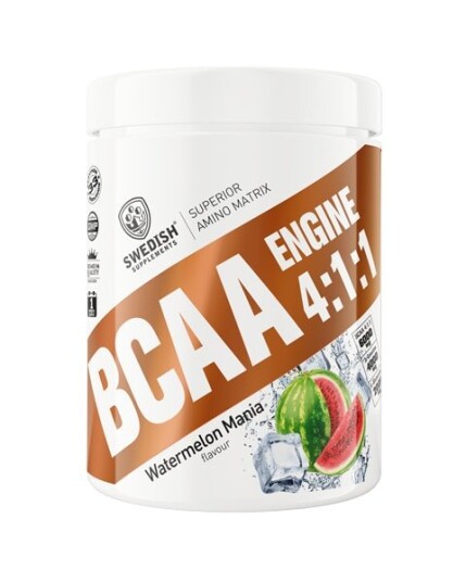 Swedish Supplements BCAA Engine 4:1:1 - 400g - Raspberry Boat