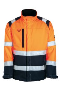 Tranemo 52058293 Flammehemmende vinterjakke, oransje/marine, 1 stk. 4XL