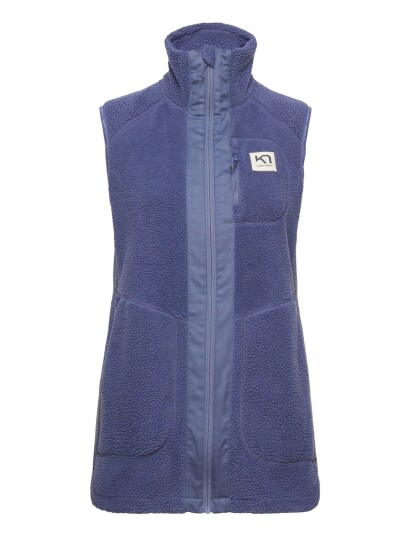 Kari Traa Sanne Pile Vest Long Blue Kari Traa MOON XS,S,M,L,XL