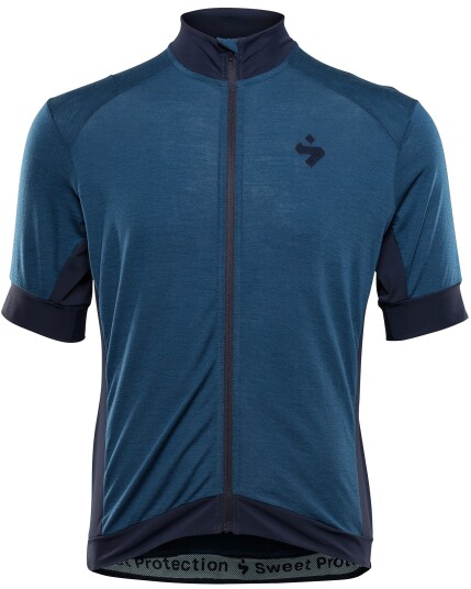 Sweet Protection Crossfire Merino S/S Jersey M Ocean Blue (Storlek S)