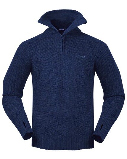 Bergans Ulriken Jumper M Dk Riviera Blue Melange (Storlek XL)