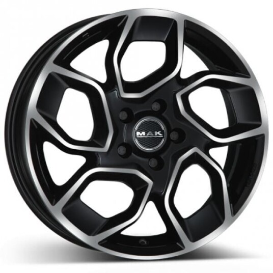 Mak Express Black Polished 7x17 5x120 ET51 B65.1