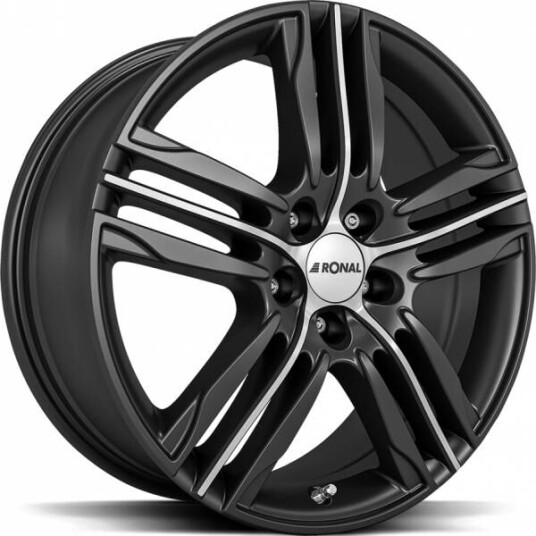 Ronal R57 Matt Black Front Cut 7.5x17 5x120 ET45 B65.1