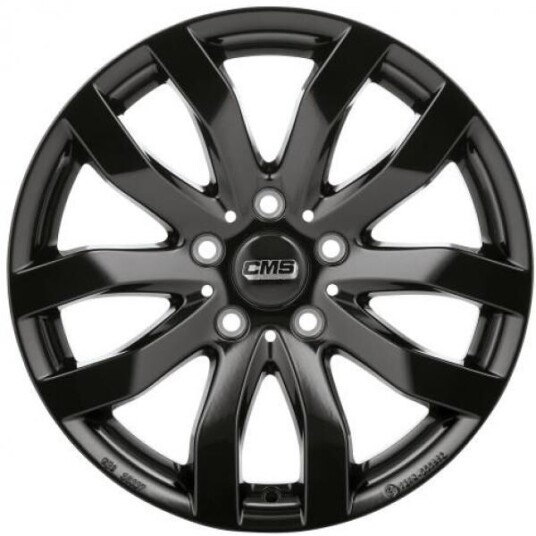 Cms C22 Gloss Black 7.5x17 5x114 ET40 B67.1