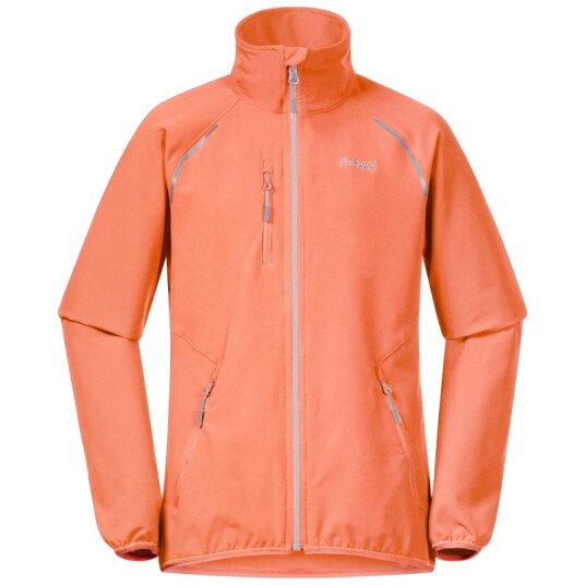 Bergans Girl's Sjoa Light Softshell Jacket (2021) 128, Cantaloupe