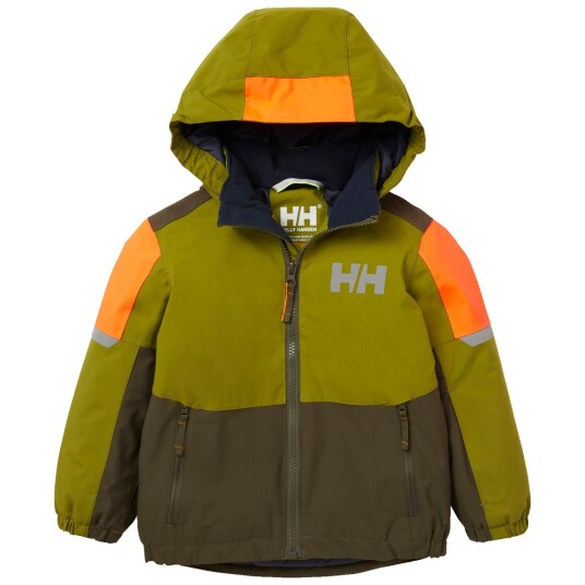 Helly Hansen K Rider 2.0 Ins, Skijakke, Barn, Utility Green 104