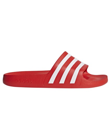 Adidas Adilette Aqua Slides Act Red/FTW White/Act Red (Storlek 5 UK)