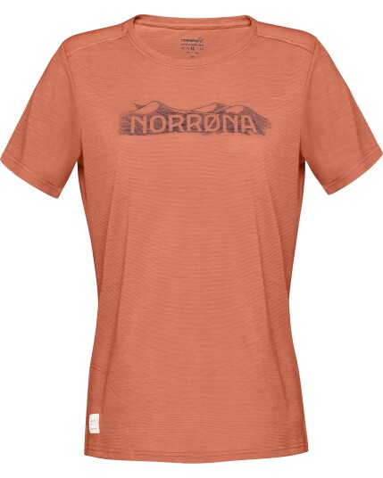 Norrøna Svalbard Wool T-Shirt W Flamingo (Storlek L)