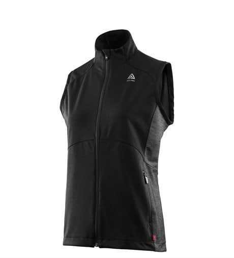 Aclima FlexWool Sports Vest, Dame Jet Black (#000000) Dame XL