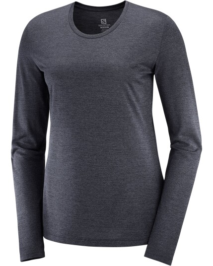 Salomon Agile L/S Tee W Black (Storlek S)