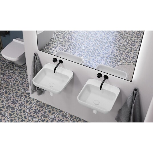 Copenhagen Bath Enø 40 Servant 400x400 mm, Hvit Matt