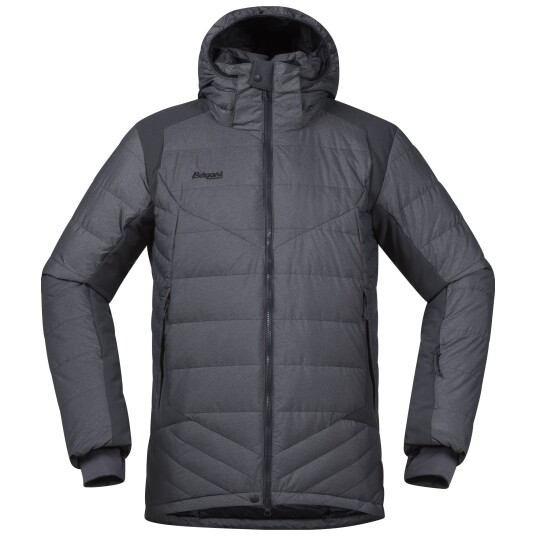 Bergans Rjukan Down Jacket M Solid Charcoal Melange/Black (Storlek XXL)