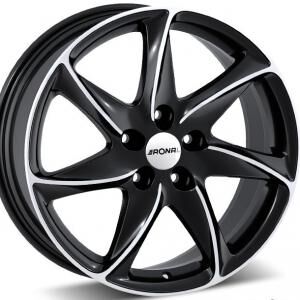 RONAL R51 Gloss Black Polished 7x16 4x108 ET25 B65.1