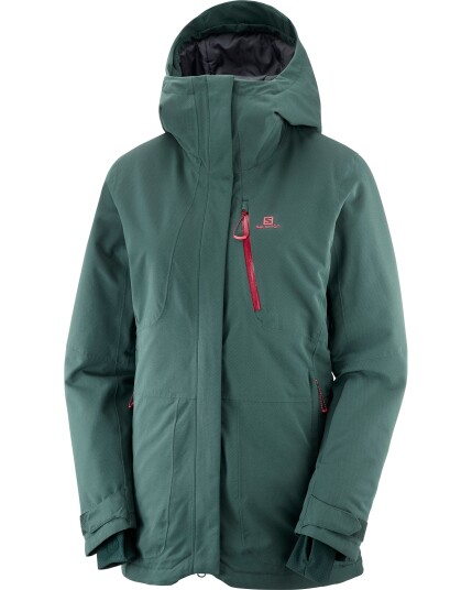 Salomon Qst Snow Jacket W Green Gables (Storlek XL)