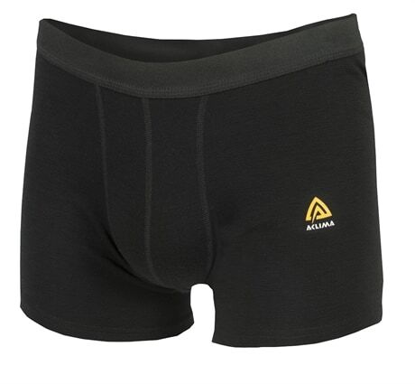 Aclima WarmWool Boxer Shorts M's Jet Black S