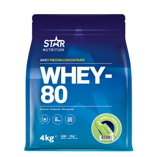 Whey-80 Myseprotein 4 kg