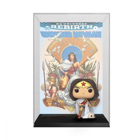 Funko Wonder Woman 80th Rebirth on Throne Pop! Comic Cover