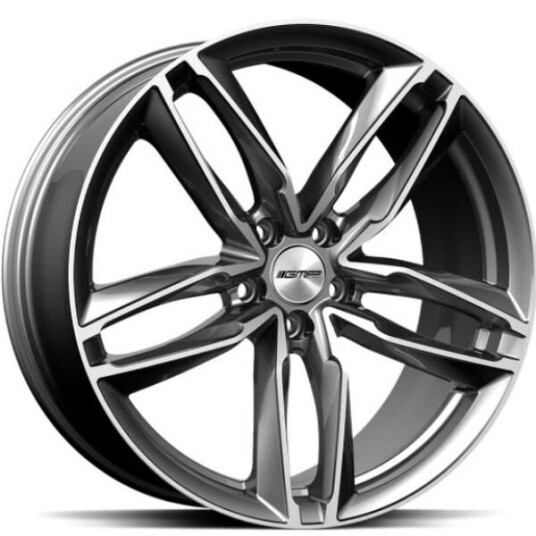 Gmp Atom Anthracite Diamond 7.5x17 5x112 ET28 B66.6