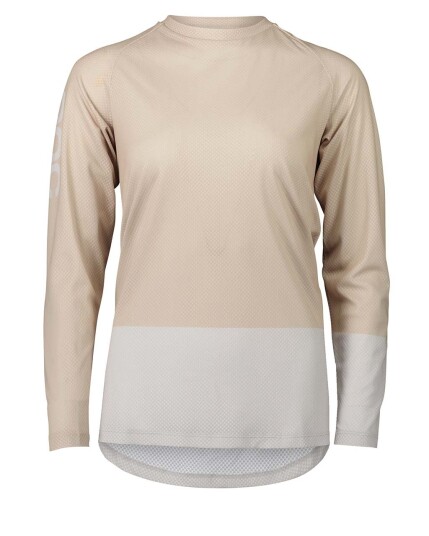 POC MTB Pure L/S Jersey W Lt Sandstone Beige/Grønite Grey (Storlek S)