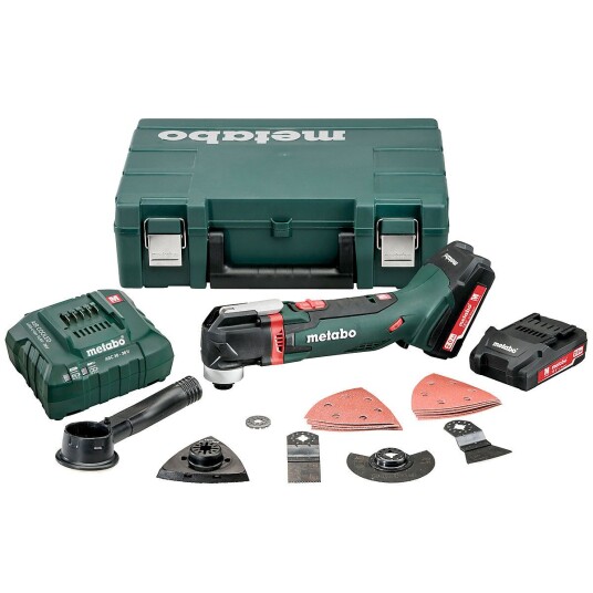 Metabo Multikutter Mt 18 LTX 2X2,0Ah 18 volt, komplett sett