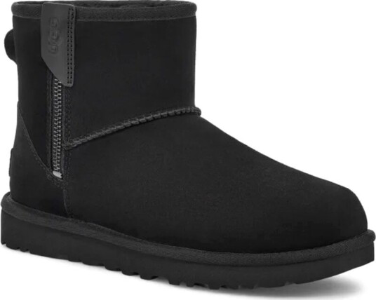 UGG Women's Classic Mini Bailey Zip Boot 41 Black