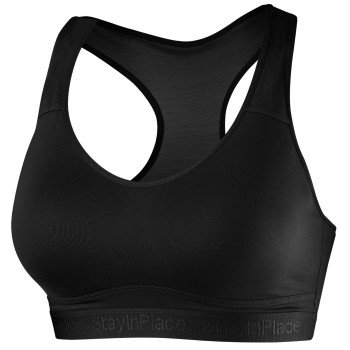 StayInPlace Pad Sports Bra C/D BH Svart Medium Dame