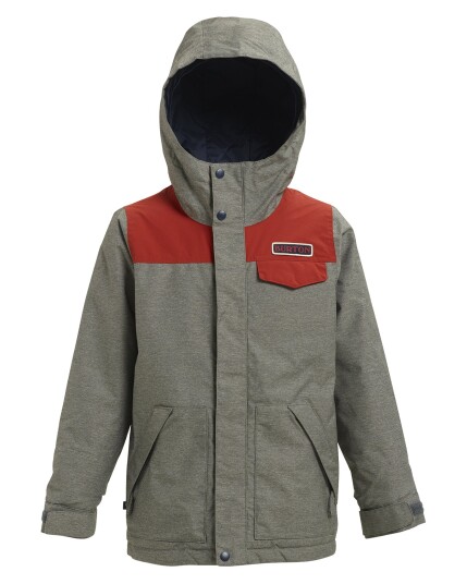 Burton Dugout Jacket JR Heather Bog/Bitter (Storlek S)