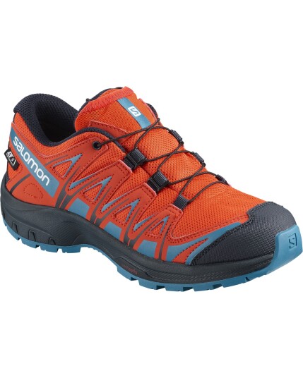 Salomon XA Pro 3D CSWP JR Cherry Tomato/Navy Blazer/Fjord Blue (Storlek 35)